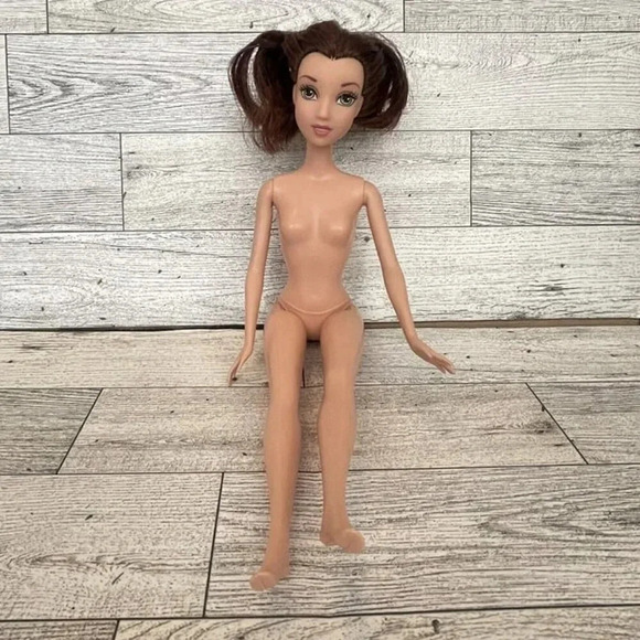 1999 Vintage Disney Mattel Barbie Belle Beauty & The Beast Doll Nude - Picture 4 of 10